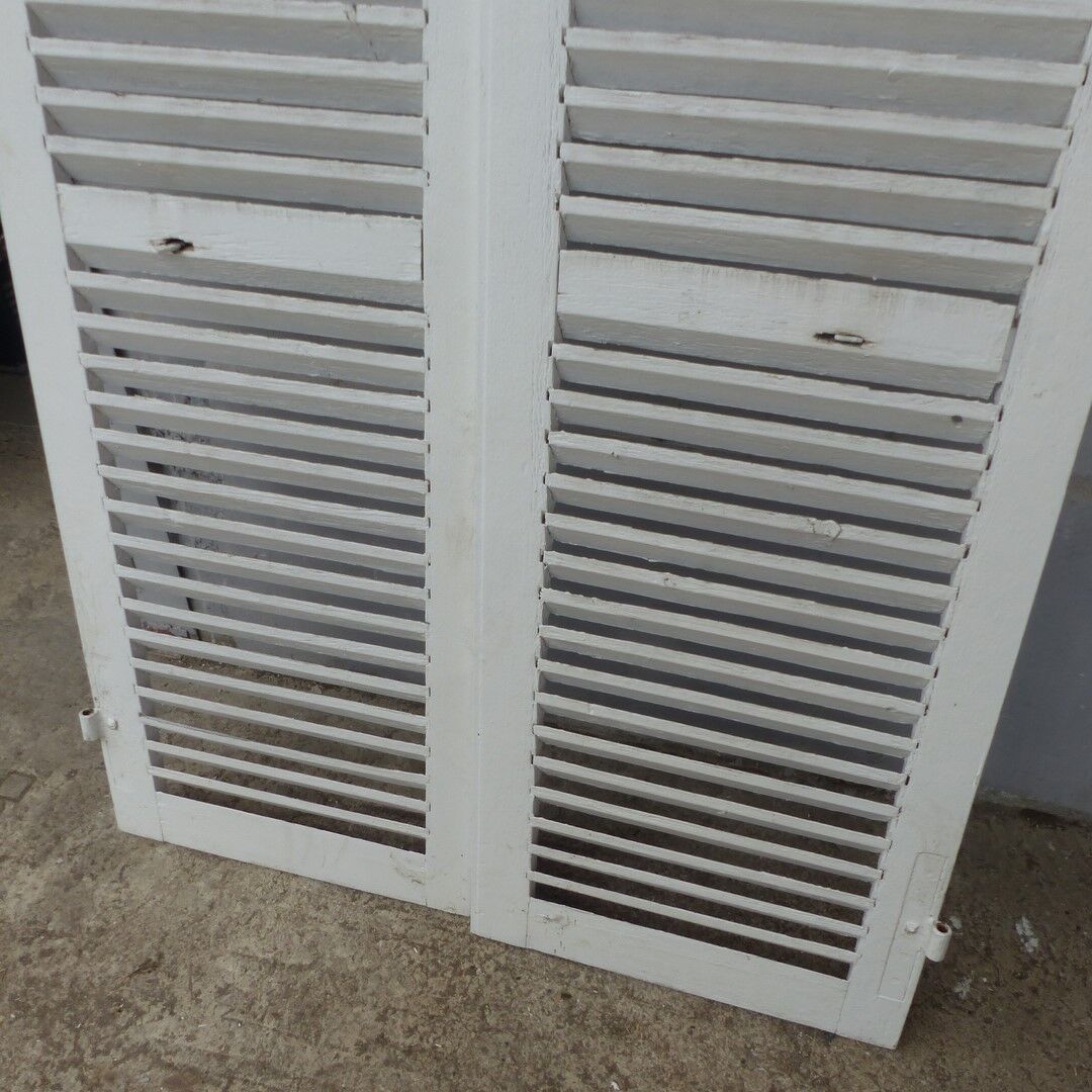 Old wooden shutters 2 leafs