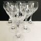 6 Water glasses in cut crystal from Lorraine