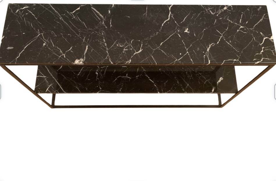 Console en marbre moderne et minimaliste sur mesure