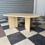 Vintage travertine coffee table