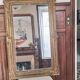 Large gilded mirror from the 19th century.