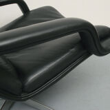 1970s leather swivel chair from geoffrey hartcourt for artifort