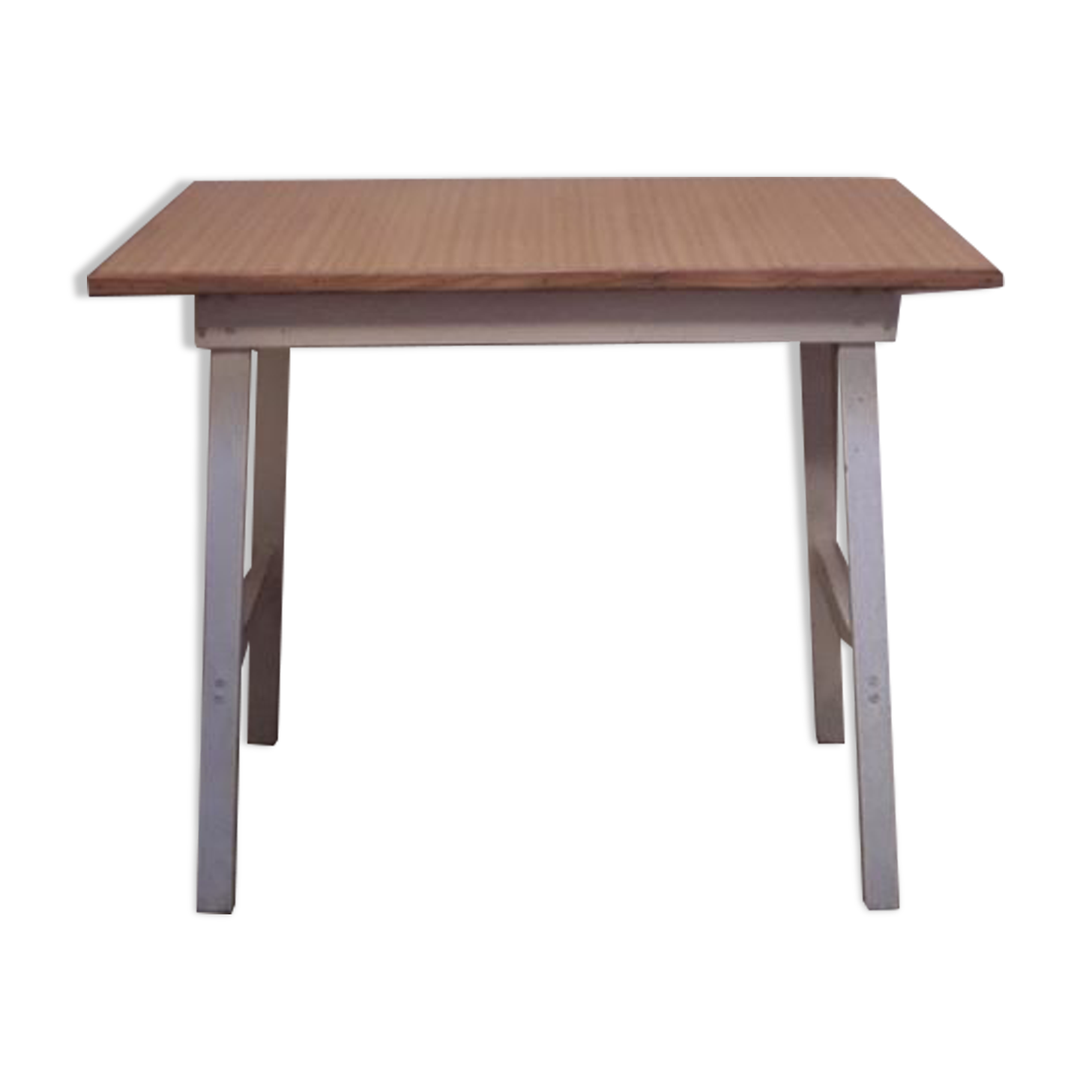 Side table 90,8x50,8cm vintage compass legs