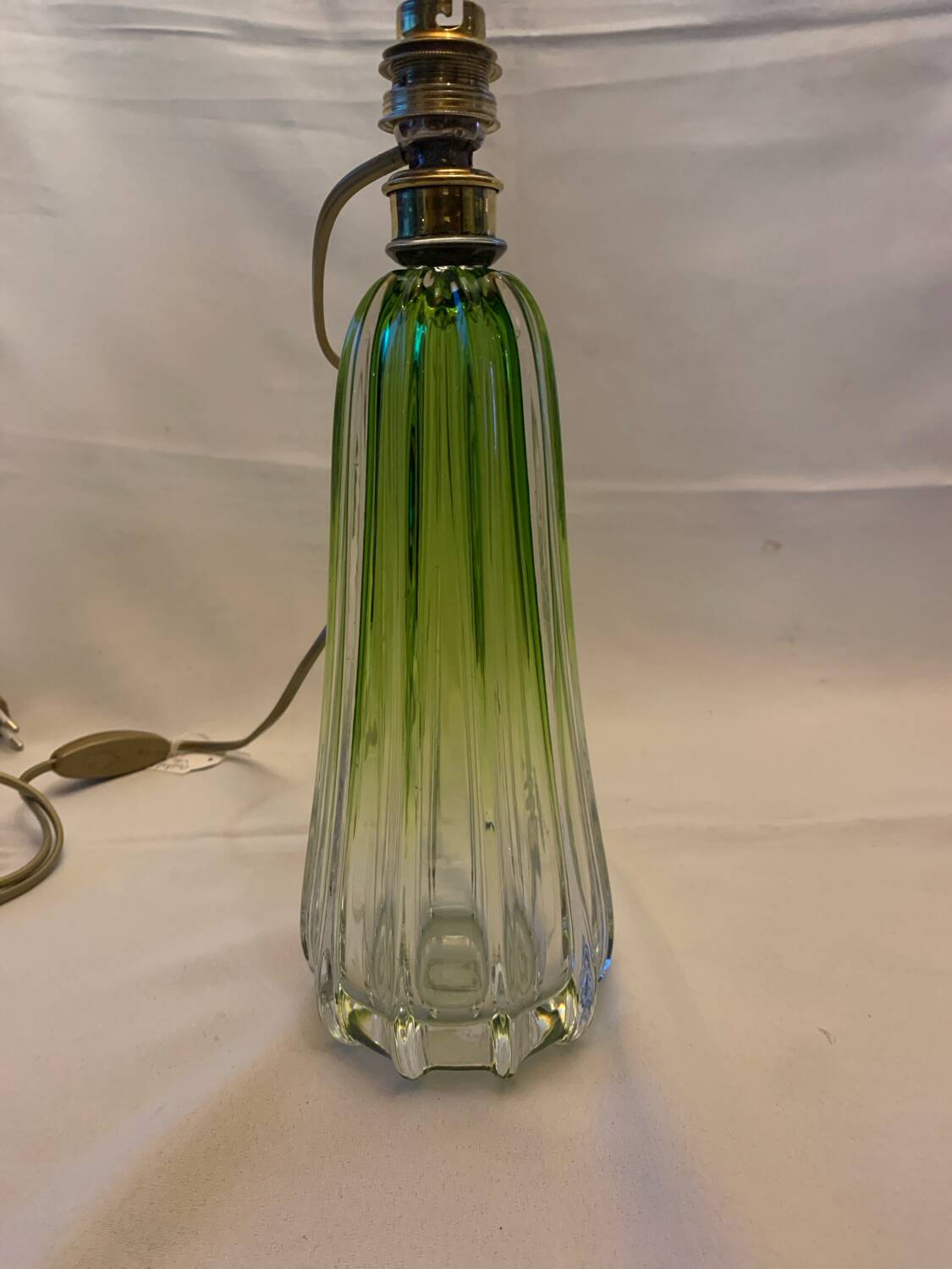 Pied de lampe cristal