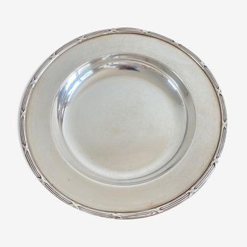Small silver metal plate Christofle