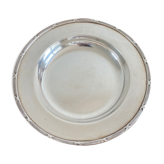 Assiette métal argenté Christofle