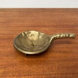 Brutalist Bronze Candle Holder, 1970s