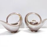 22-Piece Colorful Ceramic Breakfast Set by Italo Casini, Sesto Fiorentino