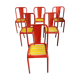 6 Tolix T4 chairs
