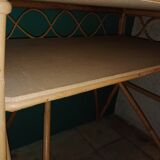 Vintage rattan desk