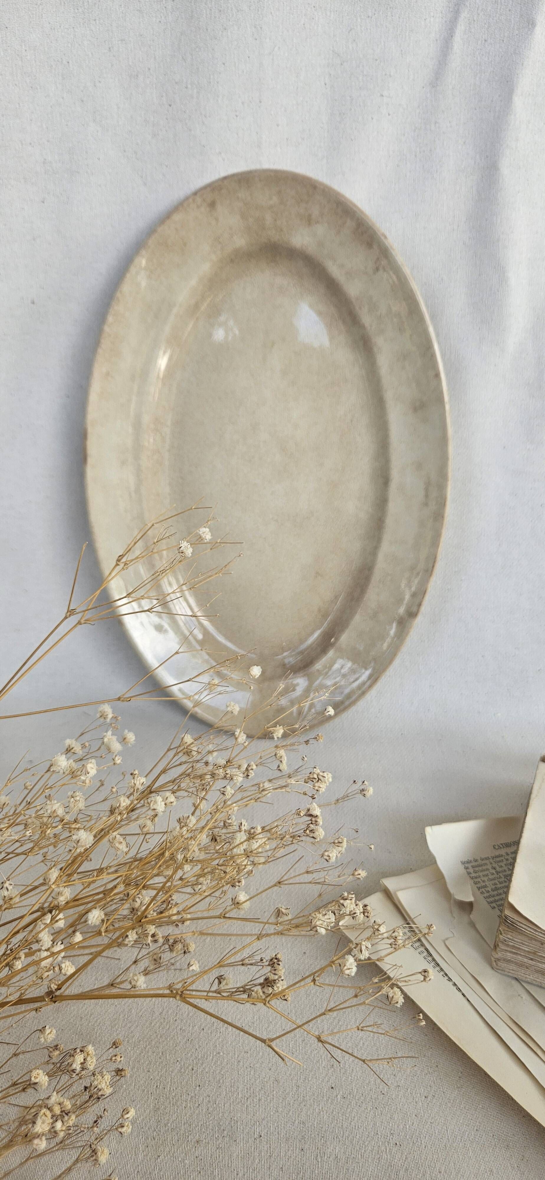 Old oval dish Pexonne FF – Ironstone