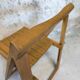 Vintage folding chair in wood by Aldo Jacober