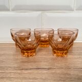 Set de 5 verres à liqueur Luminarc étoile rose