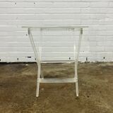 Vintage folding plexiglass table