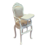 Chaise haute de bébé miniature, maison de poupée