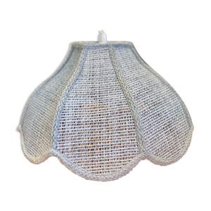Suspension rotin fleur