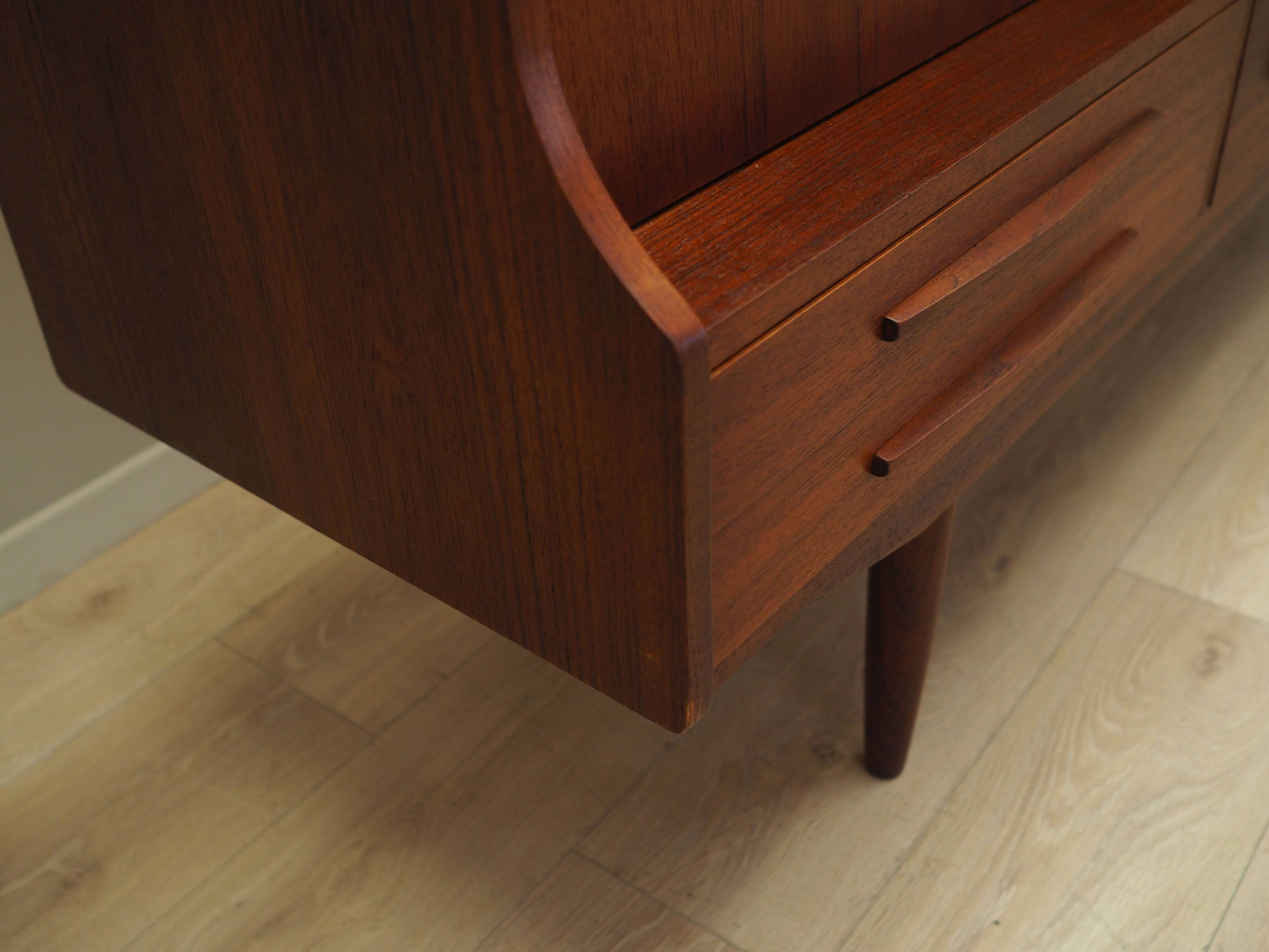 Teak highboard, Danish design, 1960s, production: Denmark