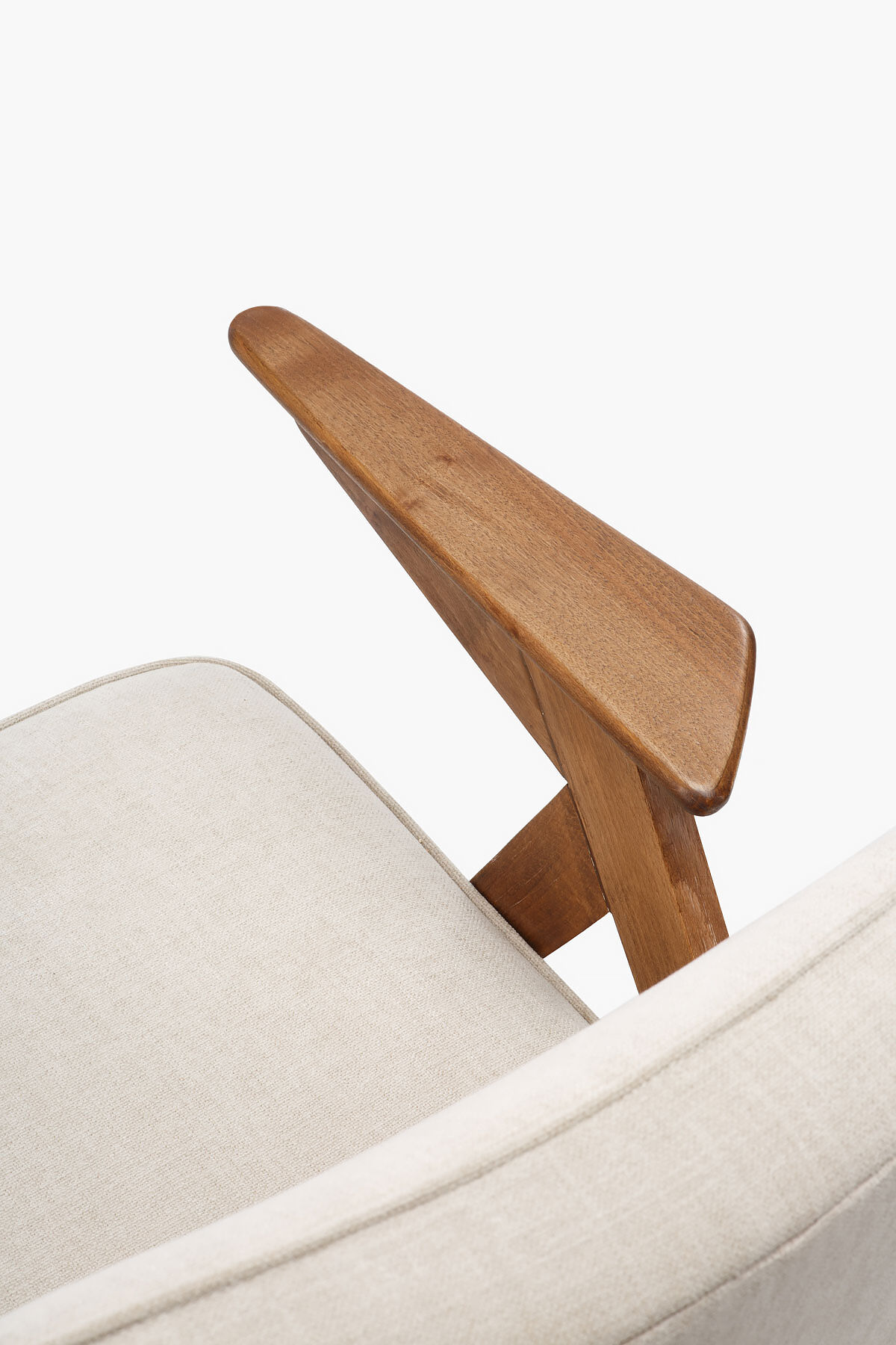 Type 300-177 bunny armchair with footrest from the 60s.