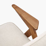 Type 300-177 bunny armchair with footrest from the 60s.