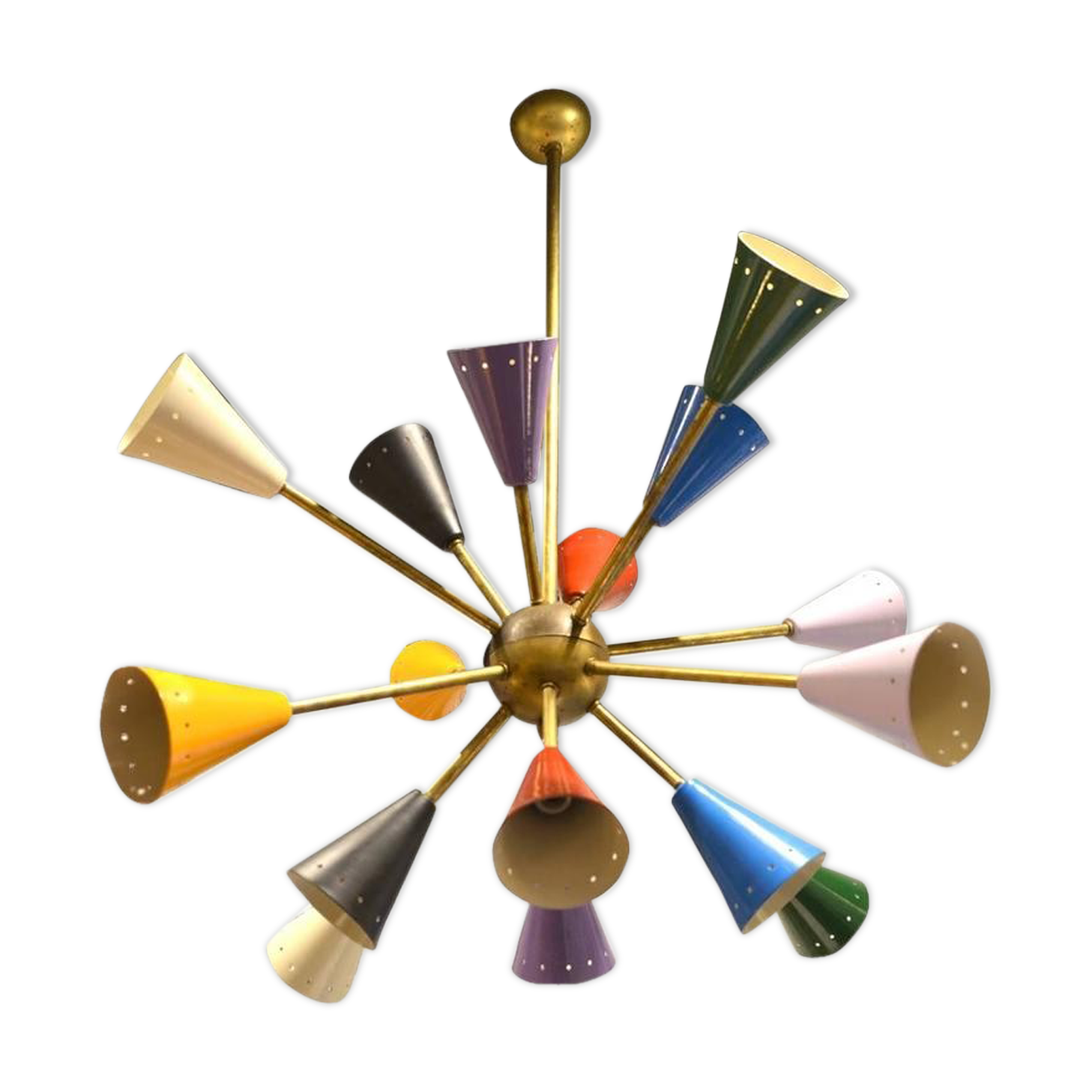 Multicolor Sputnik chandelier