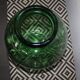Signed "viresa" thick glass bottle