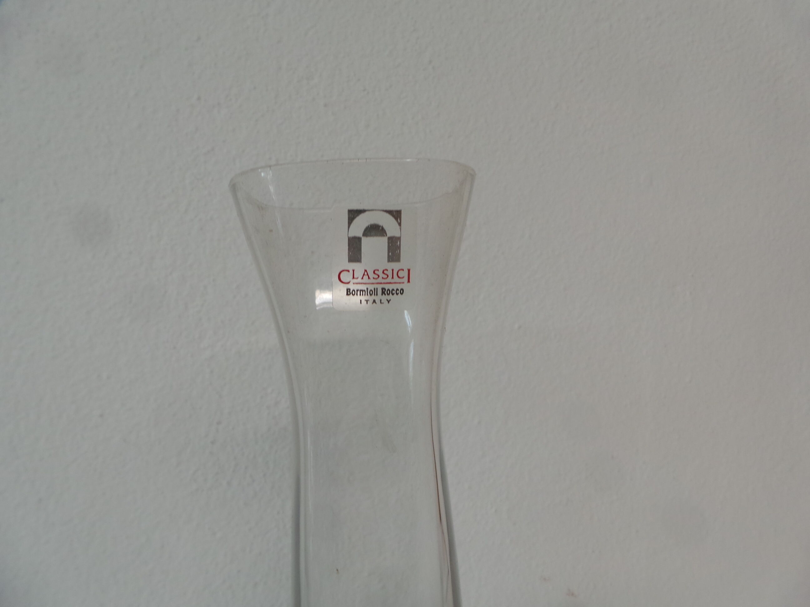 Rocco Bormioli glass vase