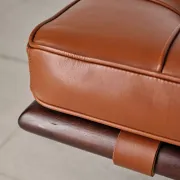 Meridian Barcelona in leather by Mies van der Rohe, Knoll International