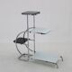 1930s Bauhaus Flower Stand with Glass, Czechoslovakia