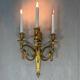 Paire d’appliques en bronze doré de style Louis XVI vers 1880