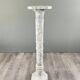 White veined marble column, 20th century