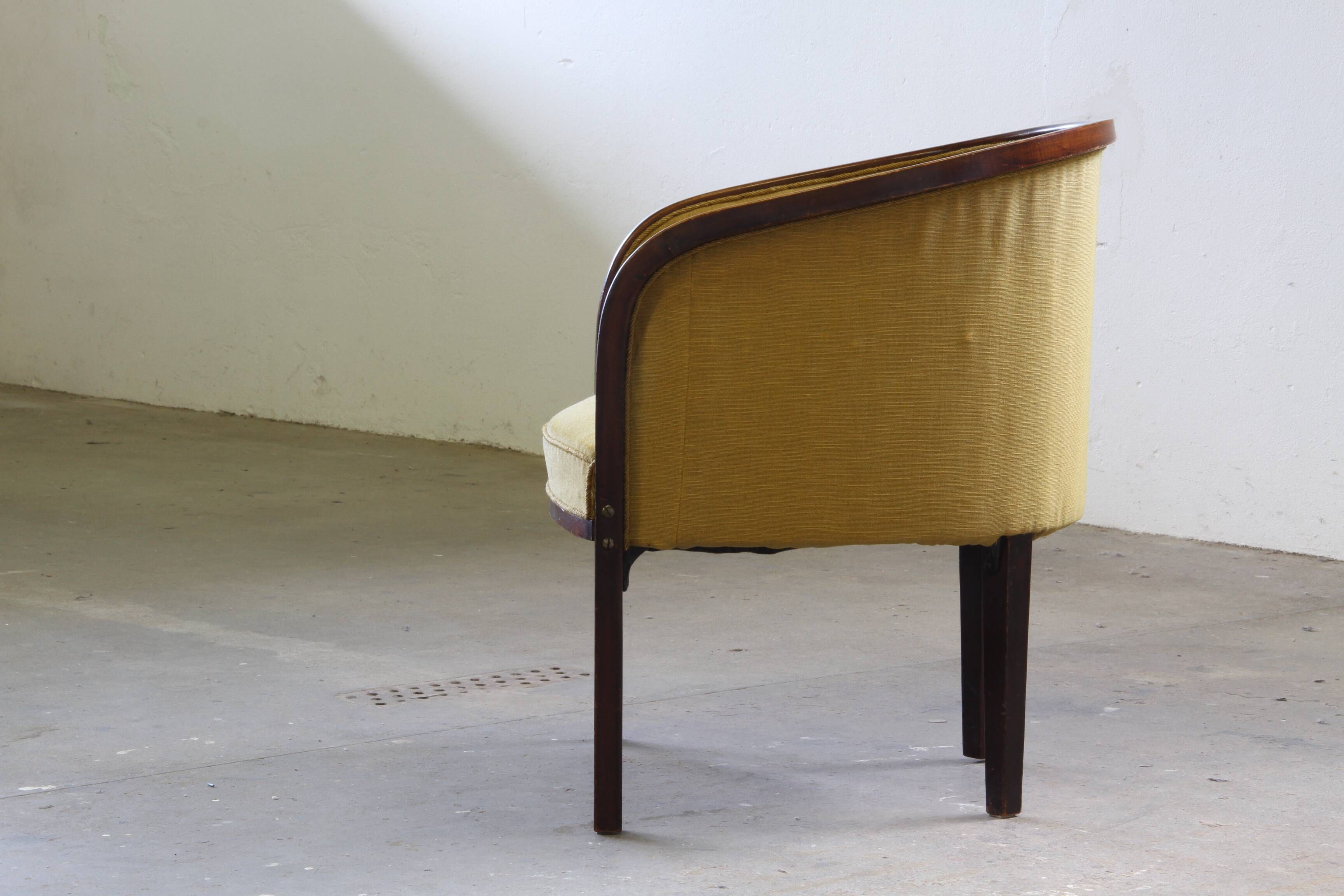 Vintage Art Nouveau Lounge Chairs by Josef Hoffmann, Jacob & Josef Kohn