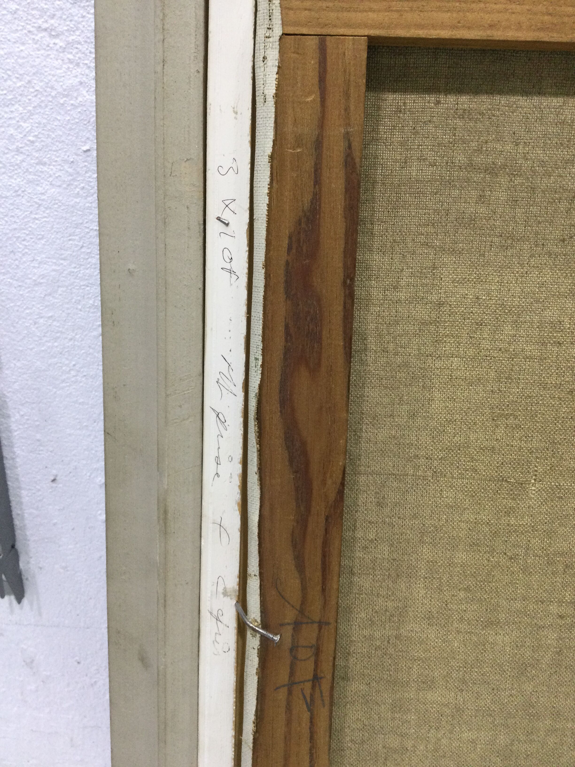 A. Ledieu – Oil on canvas "Bassin d'Hermes"