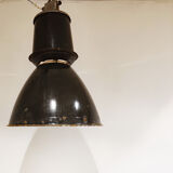 Large industrial enamel lamps, 1950s - vintage industrial ceiling light