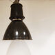 Large industrial enamel lamps, 1950s - vintage industrial ceiling light
