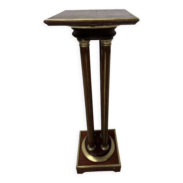 Colonne de présentation Napoléon III en acajou XX siècle