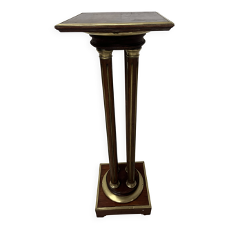 Napoleon III style mahogany display column, 20th century