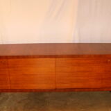 Mahogany enfilade by Paul Geoffroy for Roche Bobois of the 60s