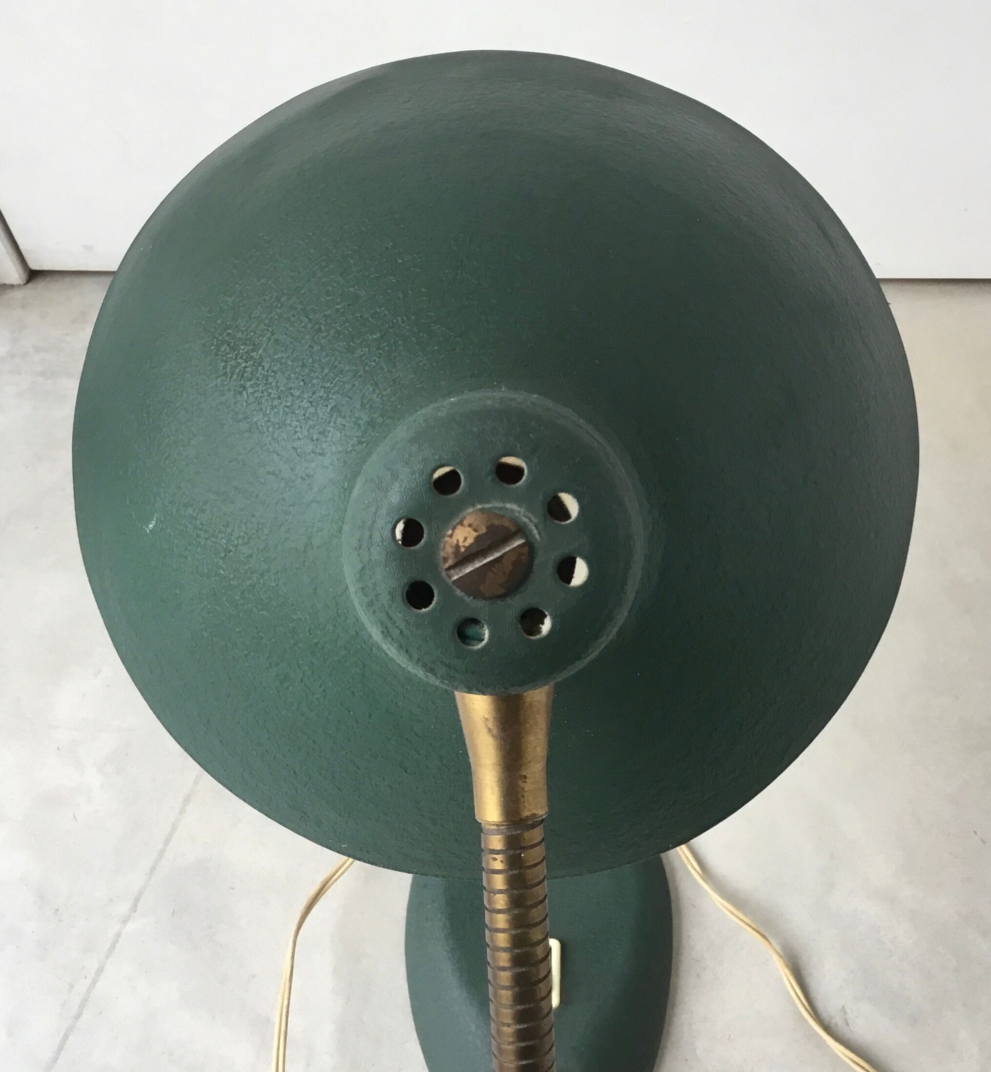 Flexible modernist desk lamp, design 1950