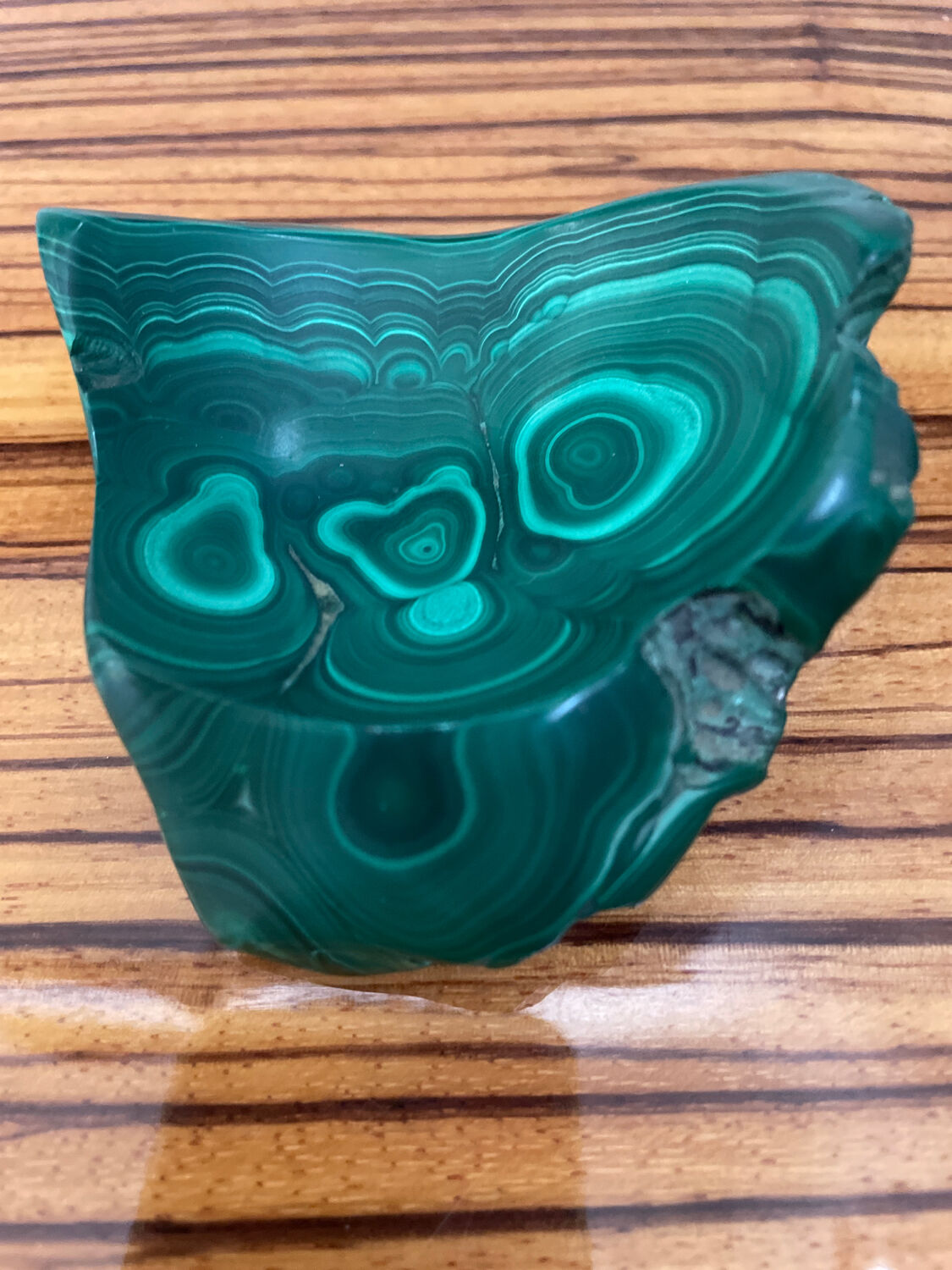 Cendrier bloc de malachite 310 gr
