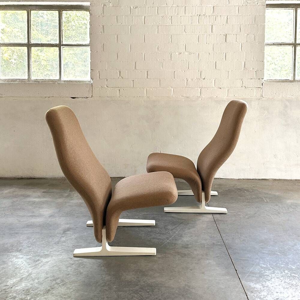 Pair of lounge chairs F784 'Concorde', Pierre Paulin, Artifort, 1960s