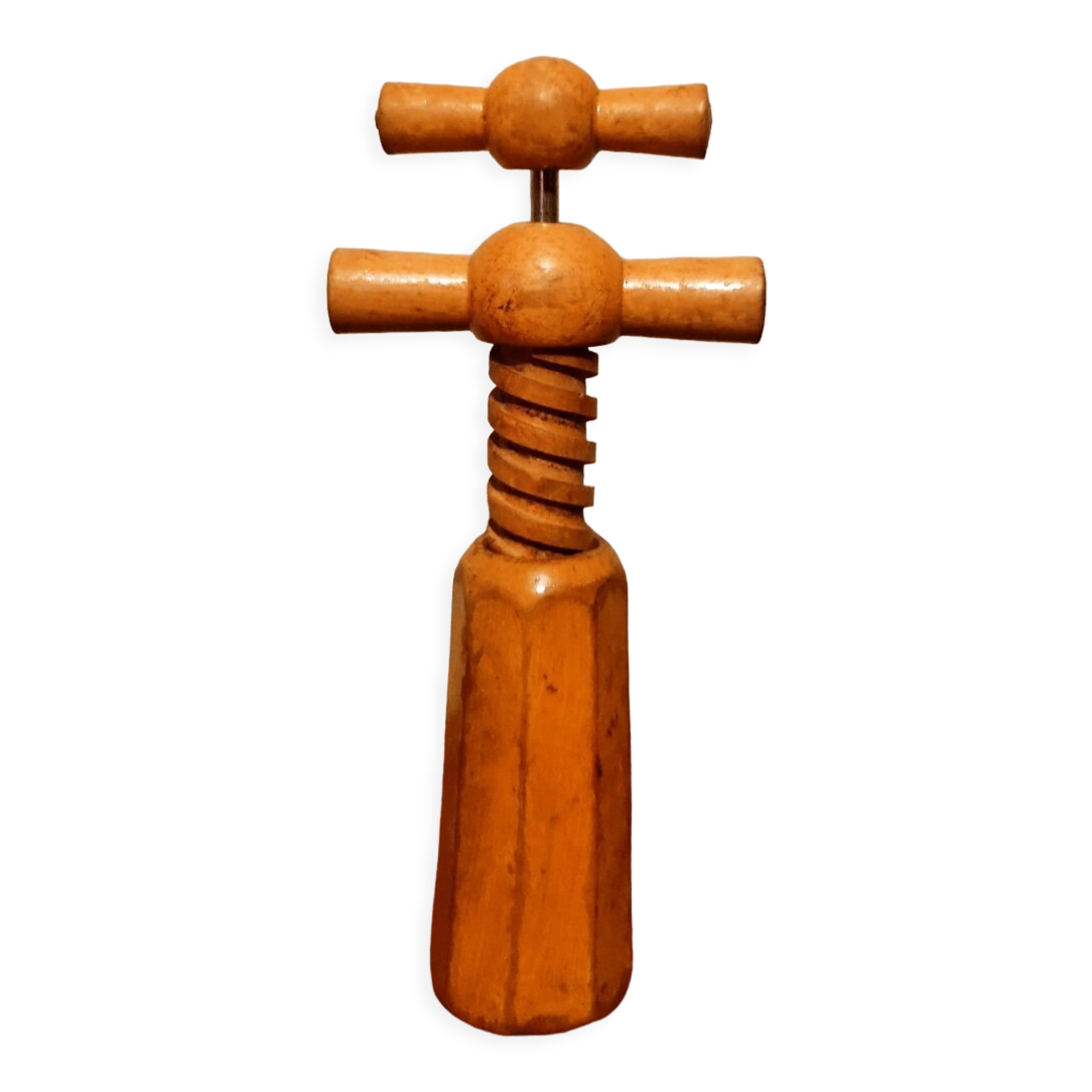 Wooden bottle opener