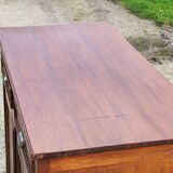 Parisian sideboard in solid oak and solid poplar early 20th century