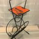 Wrought iron newspaper holder