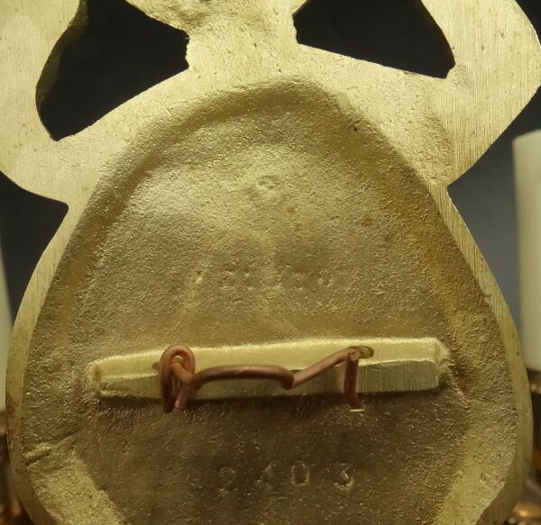 Pair of wall light knot, Louis XVI style - Petitot