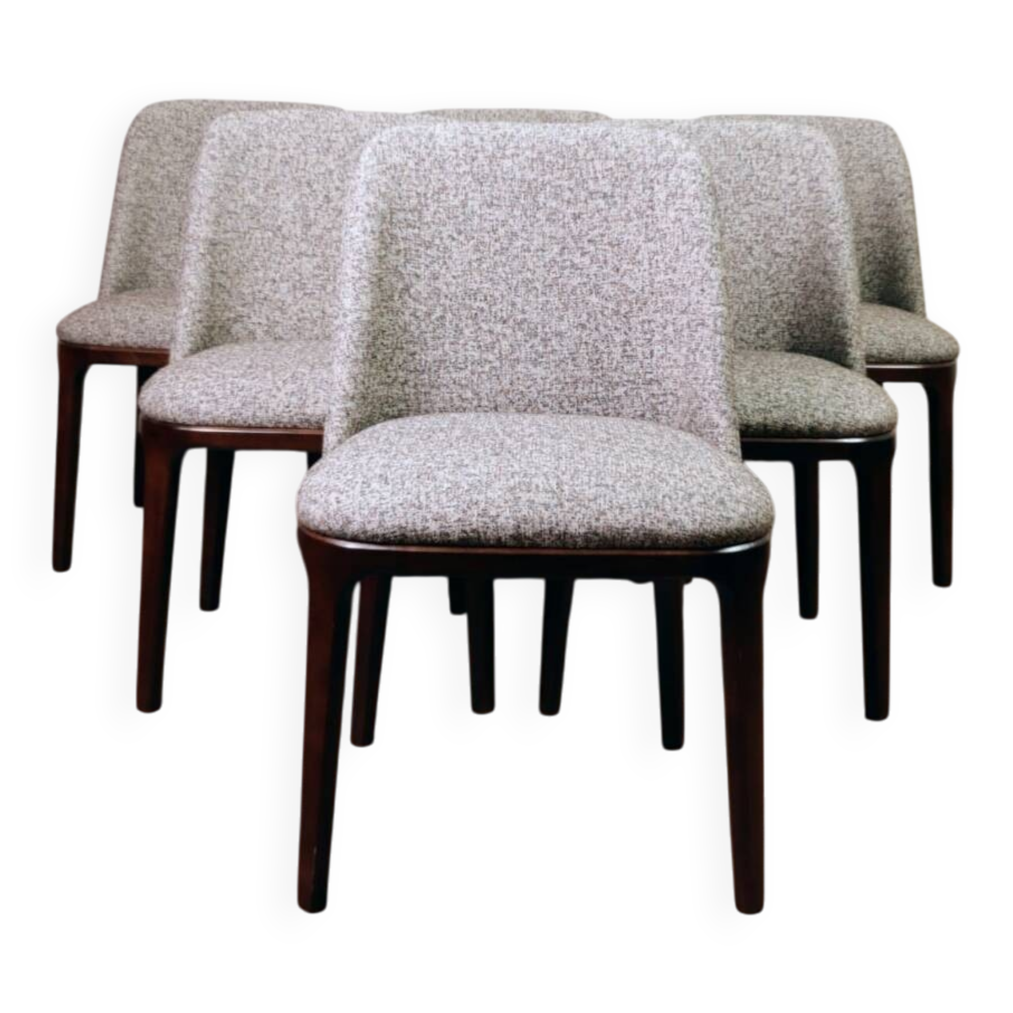 Dining chairs set of 6 granola brown sugar.