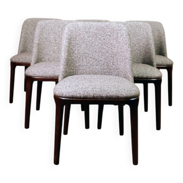 Dining chairs set of 6 granola brown sugar