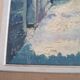 HST PAINTING "SNOW LANDSCAPE WITH RED LANTERN" signed MARECHAL NICOLE 1957 IN ITS FRAME