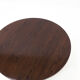 Vintage round wengé coffee table