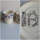 6 coffee cups Digoin Badonviller Sarreguemines