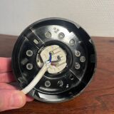 Ceiling light transformed into a table lamp with new electricity